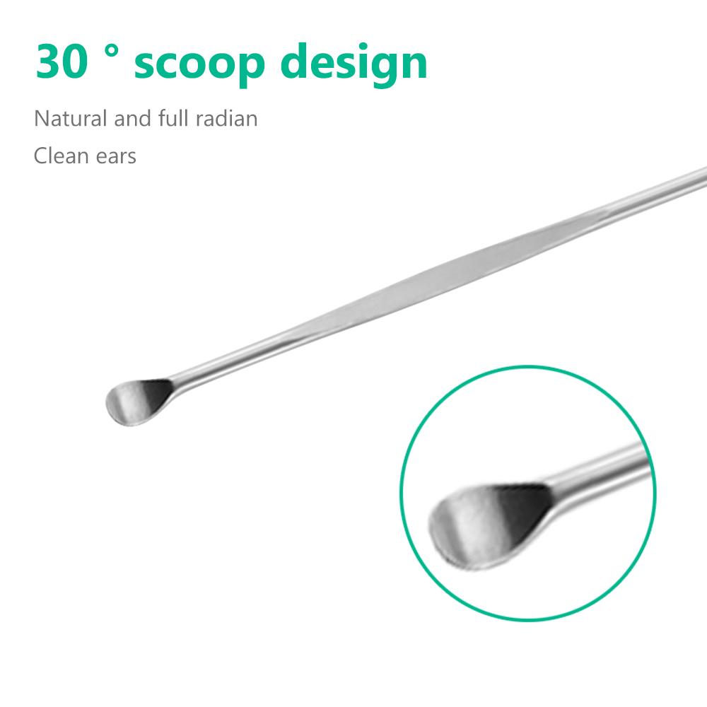 Набор из 6 предметов для удаления ушной серы в Acciaio Inossidabile Earpick для удаления кюреток из ушной серы