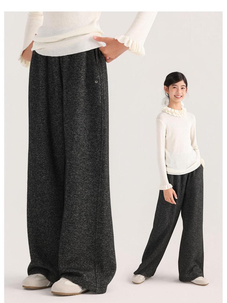 Вязаные брюки-кюлоты для девочек Tao Town - Стильная повседневная одежда для детей на весну и осень