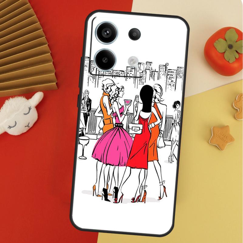 Sex and the City Case For Xiaomi Redmi 14C 13C 12C 10C Redmi Note 14 12 11 9 10 13 Pro 9S 10S 11S 12S Cover