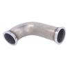 2.5in Turbo Exhaust V Bend Flange Stainless Steel Turbo Charger 90 Degree Clamp On Elbow Pipe for