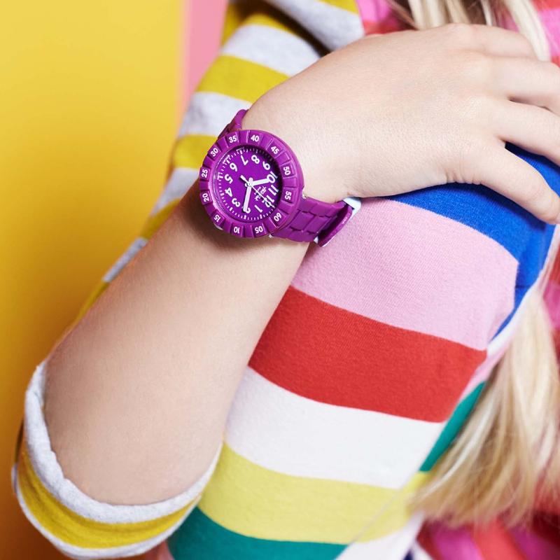 Swatch Унисекс 35мм Фиолетовые часы ZFCSP089 ZFCSP089