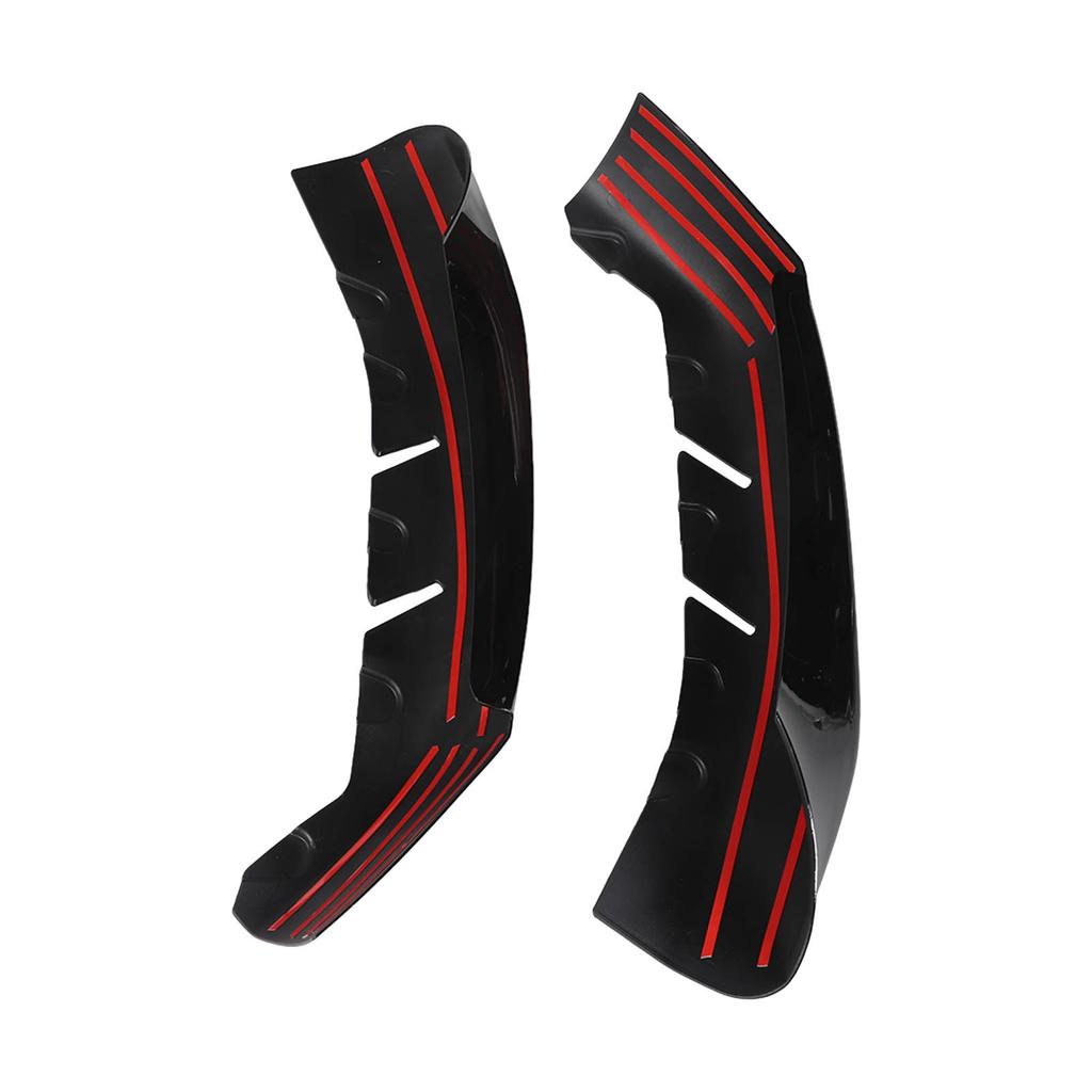 2 шт. Диффузор переднего бампера Глянцевый черный Левый Правый Сплиттер-спойлер губы для 5 серии G30 G31 M