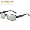 aoron Мужские модные очки для вождения с антибликовым покрытием, фотохромные поляризованные солнцезащитные очки
