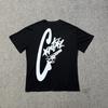 Unisex Oversized Streetwear Tee With Retro Geometric Print Cotton T-Shirt Men Women