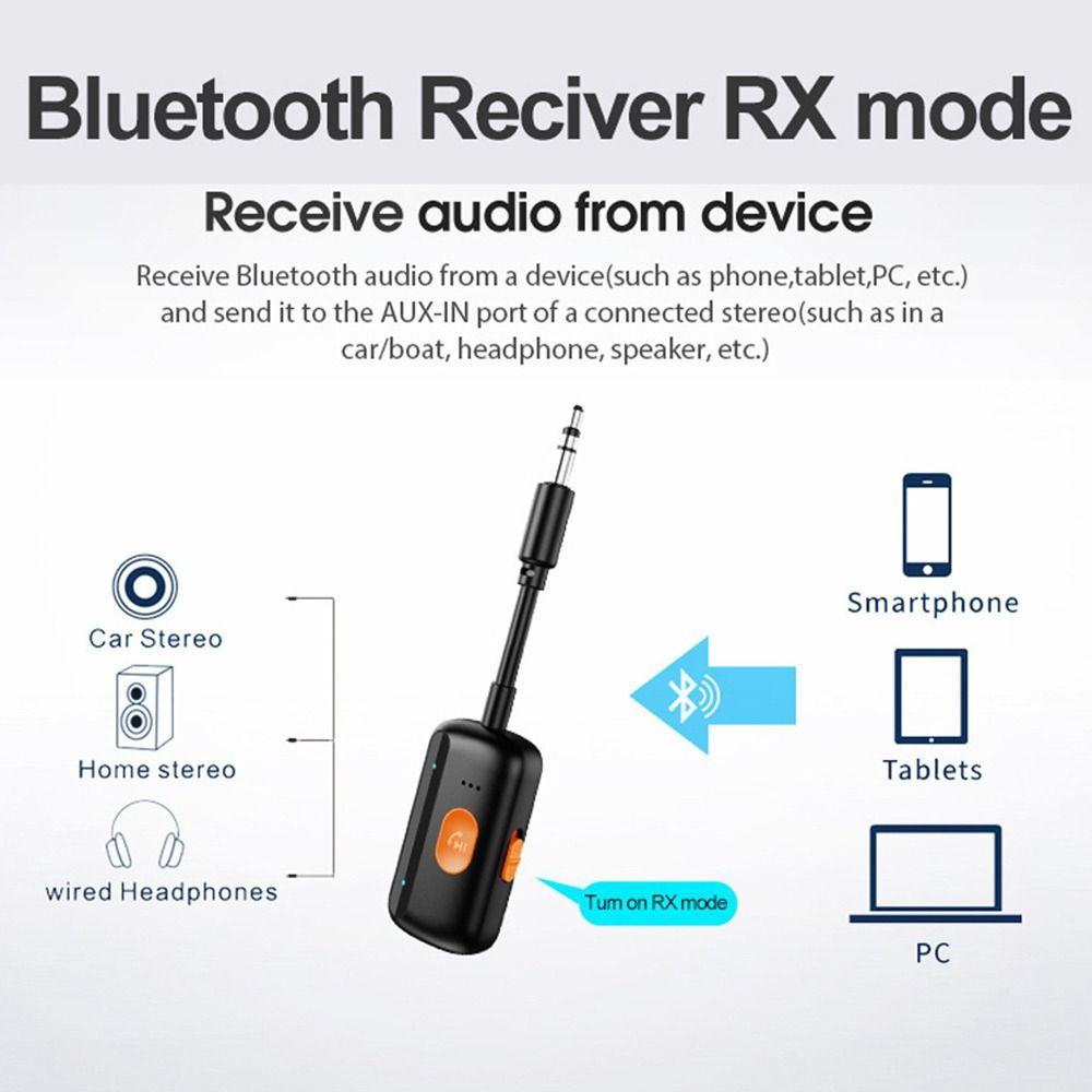 2 in 1 Wireless Bluetooth 5.4 Receiver Portable Wireless Audio Bluetooth Wireless Adapter Microphone Support Quick Connect