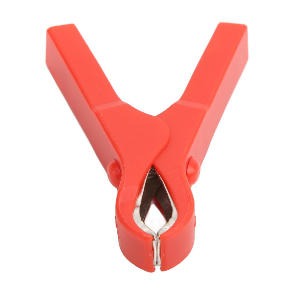 10pcs Electric Clip Stainless Steel Spring Design Strong Clamping Steel ABS Material Safe Charging Clamp for Wires