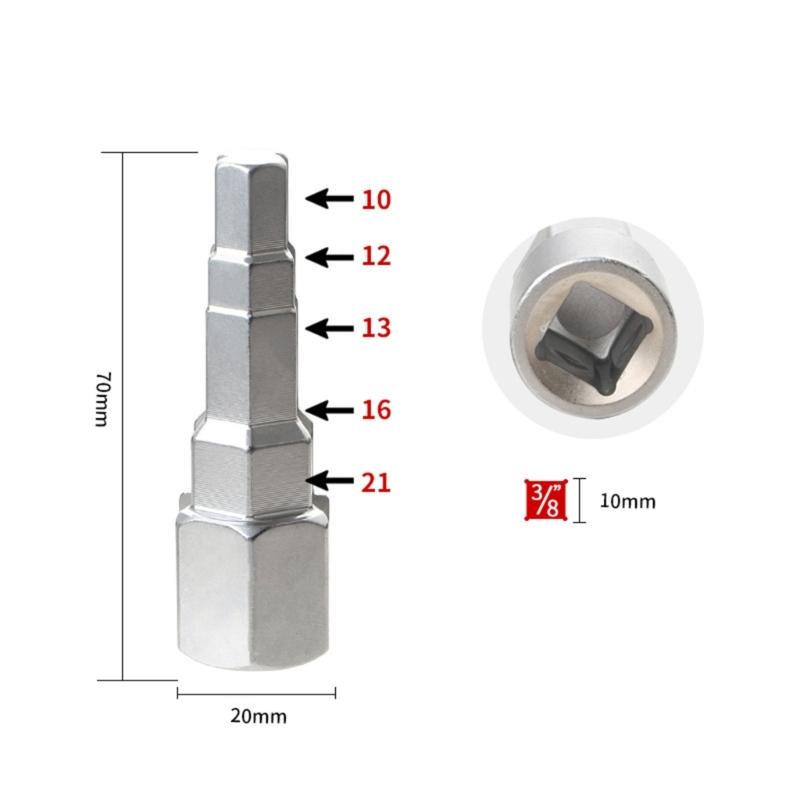 Квадратные радиаторы ступенчатый ключ, 1/2 3/8 привод универсальный ступенчатый ключ, используется для труб и радиаторов фигурный ключ