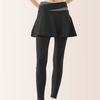 Combined in One Elastic Pants Skirt Tight Sports Yoga Pants Women Tights Fitness Leggings  Exercise