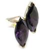 Серебряное кольцо с аметистом "Грейс"