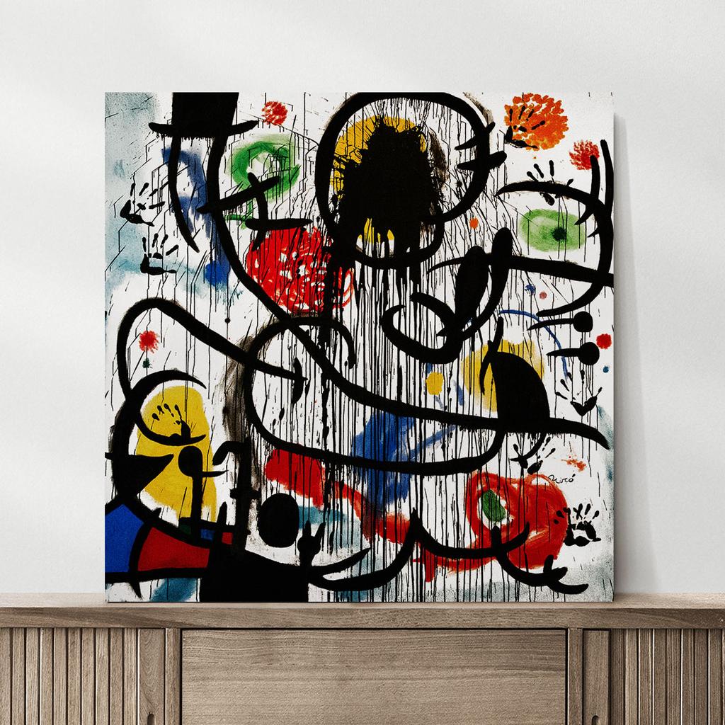 Obraz na płótnie abstrakcja Joan Miro