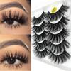 Eye Makeup Wispy Flared Natural 3D Faux Mink Hair Crisscross False Eyelashes Eye Lash Extension