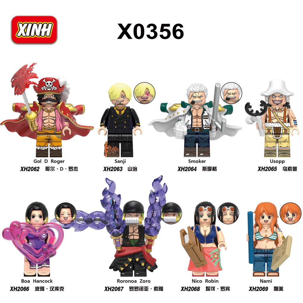 Конструктор Минифигурка Пират One Piece Игрушка Луффи Зоро Чоппер Эйс Фигурка Действия Детский Образовательный Подарок