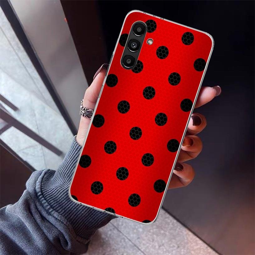Insect Seven-Star ladybug Phone Case For Samsung Galaxy A17 A16 A15 A14 A13 A57 A56 A55 A54 A53 A37 A36 A35 A34 A33 A26 A25 A24