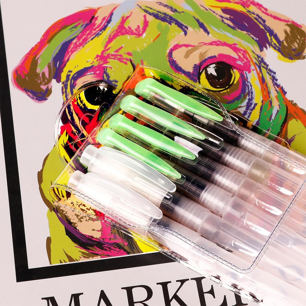 Handy Watercolor Travel Kit Portable Solid-Pigment with Absorbent Sponge Palettes for Beginner Professional
