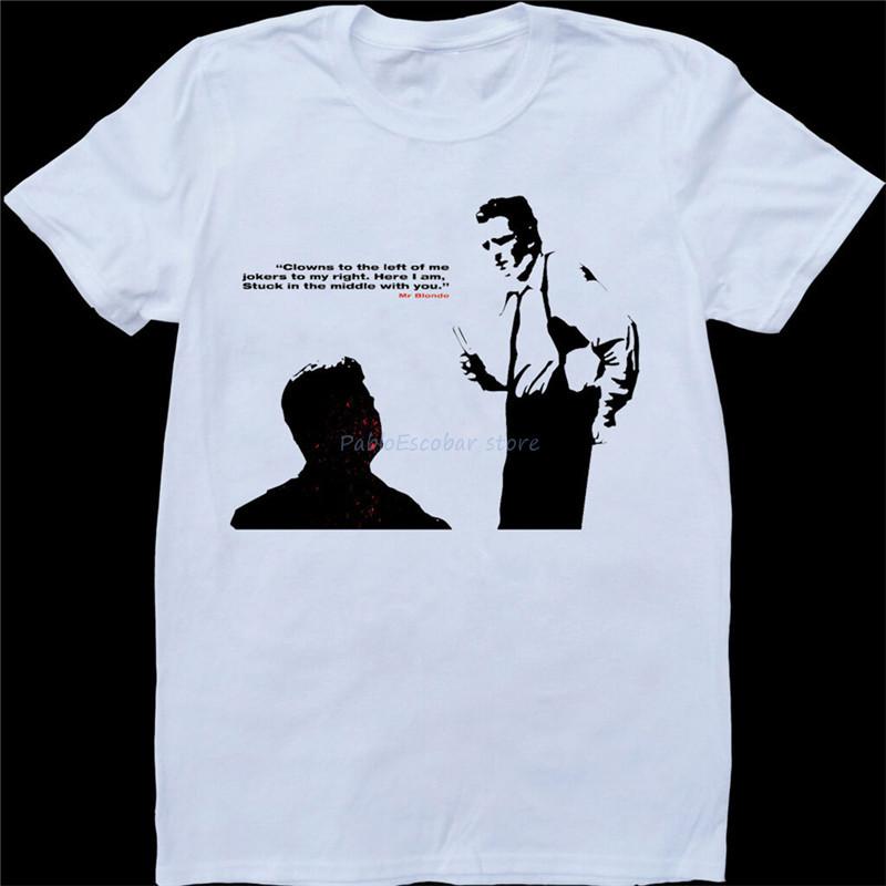 Reservoir Dogs Mr Blonde Poster White Custom Made TShirt Unisex Clothes Tee Shirt