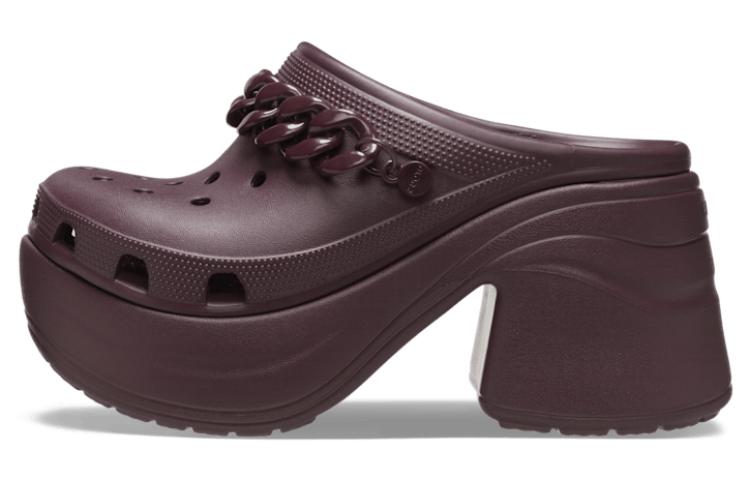 Crocs Сабо Siren Chain Clog 'Dark Cherry' Женские 209018-6WD