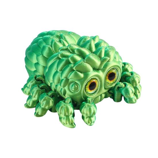 Yousheng Хэллоуин 3D-печатная фигурка паука с подвижными суставами, фигурка паука, игрушка-непоседа, шарнирная модель паука, украшение для дома, офиса, настольный орнамент