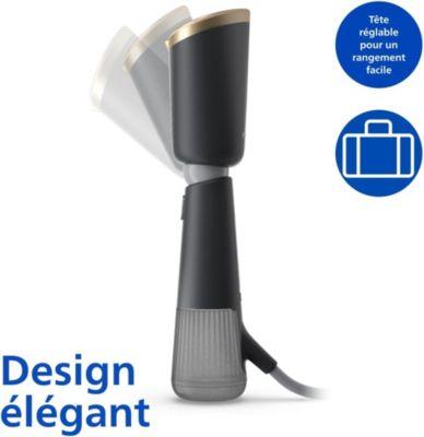 Philips STH5030/80 Series 5000 Garment Steamer, Black, 1300W, 35-Second Heat-Up - 2 Accessories