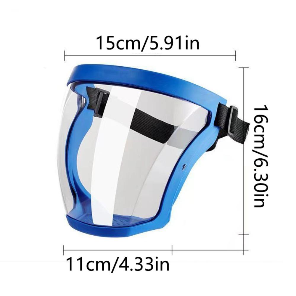Anti-Fog Kids Anti-Splash Face Mask Adjustable Full Face Goggles  Children