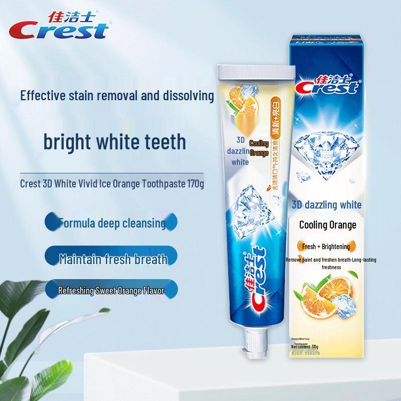 Зубная паста Crest 3D White Освежающий Ледяной Апельсин