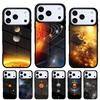 Чехол для телефона с созвездиями планет Солнечной системы для iPhone 17 Air 16e 15 14 13 Pro Max Задняя крышка для 12 11 Pro Coque
