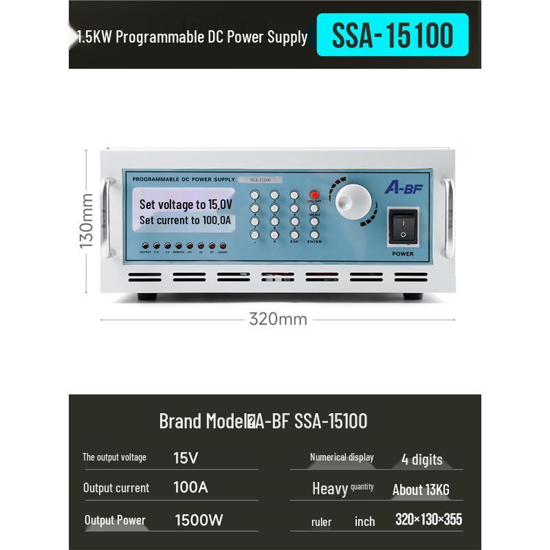 A-BF/Uncommon SSA Programmable DC Power Supply 600W-3000W for Electronics Aging and Maintenance