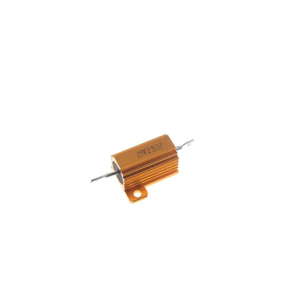RX24 25 Вт Алюминиевый Корпус Металлический Корпус Мощный Проволочный Резистор 0.01 ~ 30K 1 2 3 5 6 8 10 20 100 150 200 300 500 1K 10K Ом