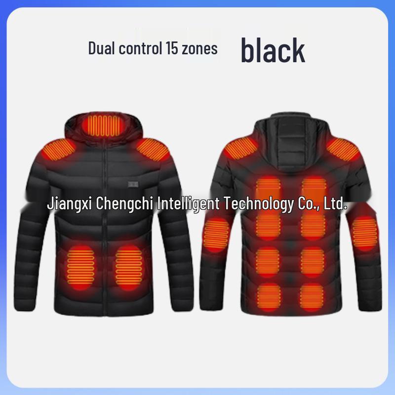 Хлопковая куртка с USB-подогревом и регулируемой температурой
