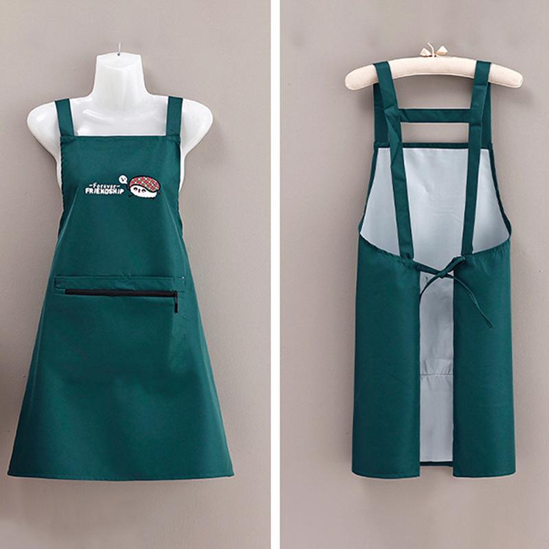 Household Kitchen Apron Household Abrasion Resistant Waterproof Antifouling Barista Apron Restaurant Uniform Coffee House