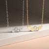 Honeycomb Necklace Women's Light Luxury Temperament Geometric Commuter Collarbone Chain