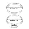 X Autohaux 2pcs OD 60.1 73.1 72.6mm to ID 57.1 56.1 64.1mm Aluminium Alloy Car Hub Centric Rings Wheel Bore Center Spacer Valve Stems 1
