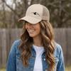 Breathable Quick-Drying Baseball Cap Adjustable Mountain Embroidery Mesh Duckbill Cap Wide Brim Sun Protection Snapback Hat