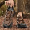 Мужские однотонные походные ботинки больших размеров, подходящие для занятий спортом на открытом воздухе, для кемпинга и пеших прогулок, осенние новинки, мужские дышащие спортивные ботинки