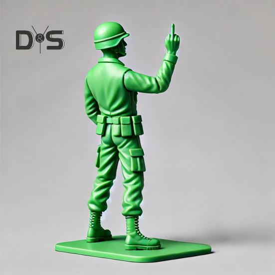 Статуэтка зеленого солдата в туалете, читающего газету, писающего человека, статуэтка из смолы, скульптура, модель, игрушка, украшение для домашнего офиса, рабочего стола, орнамент