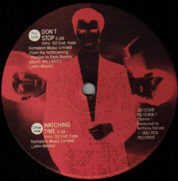 12-дюймовая пластинка MOOD Dont Stop Watching Time PD133681 RCA 1982 США Танцевальная Электроника Б/у