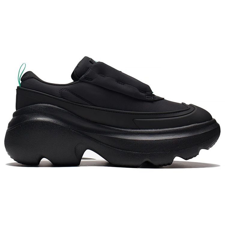 Li Ning Puff Удобные повседневные амортизирующие нескользящие износостойкие легкие повседневные туфли с увеличенной высотой и низким верхом для женщин AZGS072-2