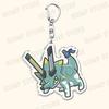 Ключницы Digimon из аниме 90-х для аксессуаров Сумки Милосердный Тай Карис Дигивайс Агумон Терриермон Монстры Брелки Украшения Подарок для фаната