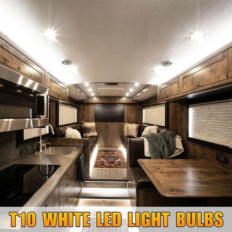 20/10/5/2 шт. 12 В белый светодиодный светильник T10 194 168 W5W 2825 COB светодиодный номерной знак внутренние лампочки 6000K прицеп грузовик автомобиль грузовик