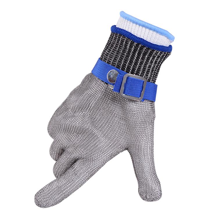 Kitchen Safety Work Gloves Customizable Factory Direct Cut Resistant Stainless Steel Wire Metal Mesh Rustproof Gloves
