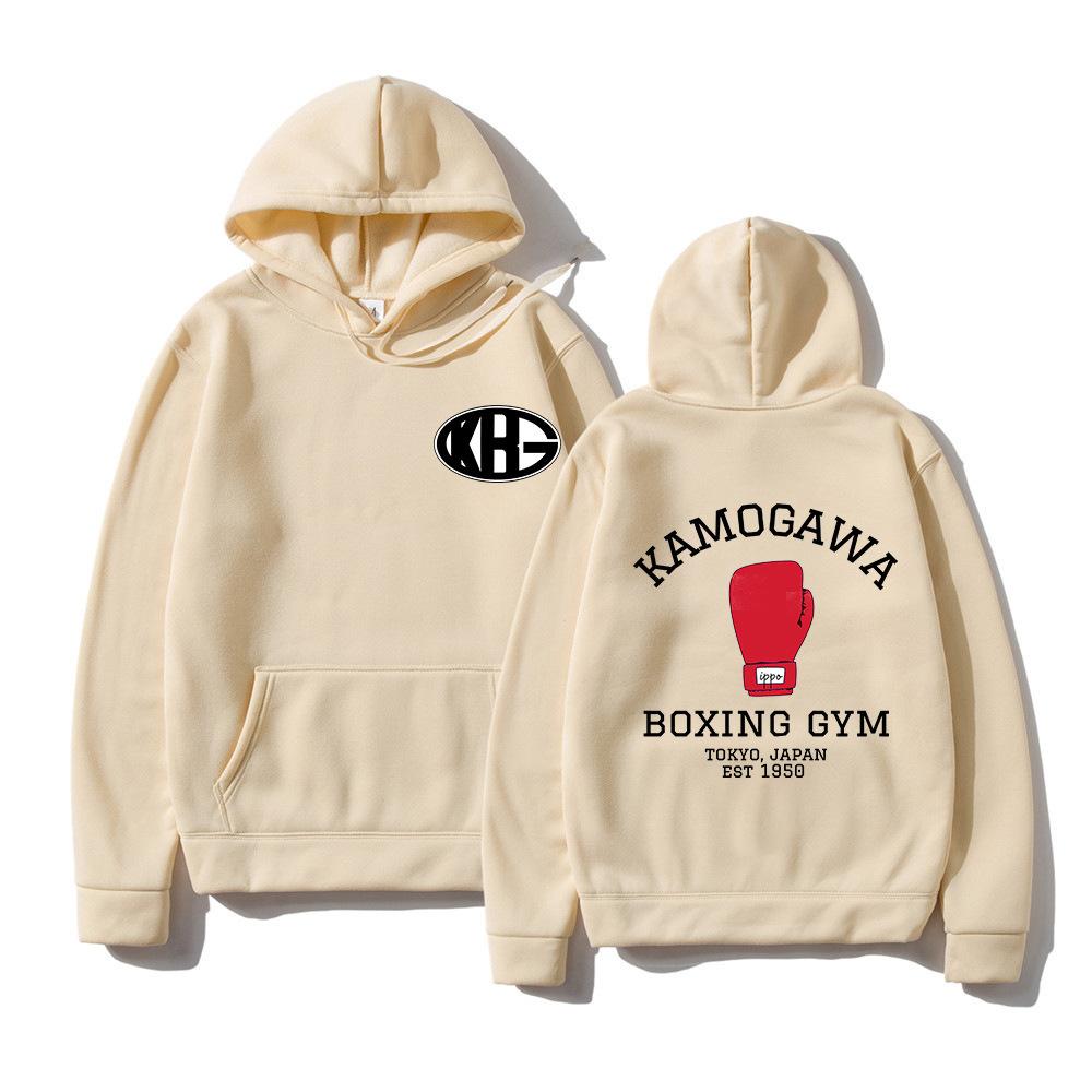 Горячая аниме-толстовка Hajime No Ippo Kamogawa Boxing Gym Hoodies Women Sweartshirt