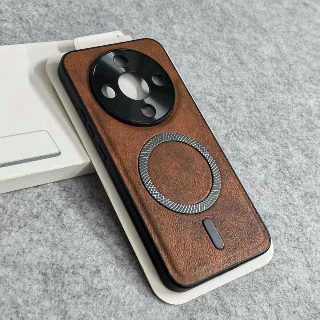Чехол для Huawei Honor Magic 8 Lite Роскошный Магнитный Чехол-накладка из PU-кожи MagSafe Защитная задняя крышка Чехол для Magic 8 Pro 8Lite