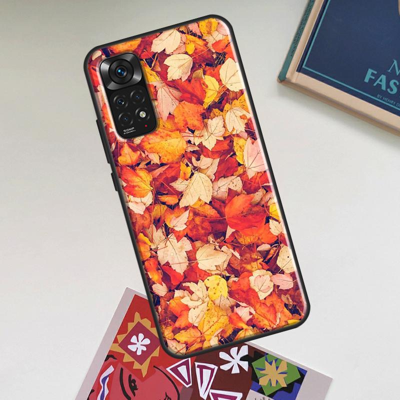Осенние Листья Падают Хэллоуин Чехол Для Xiaomi Redmi Note 12 Pro Plus 8 9 10 11 Pro 8T 9S 10S 11S 12S 9C 10A 10C 12C Обложка