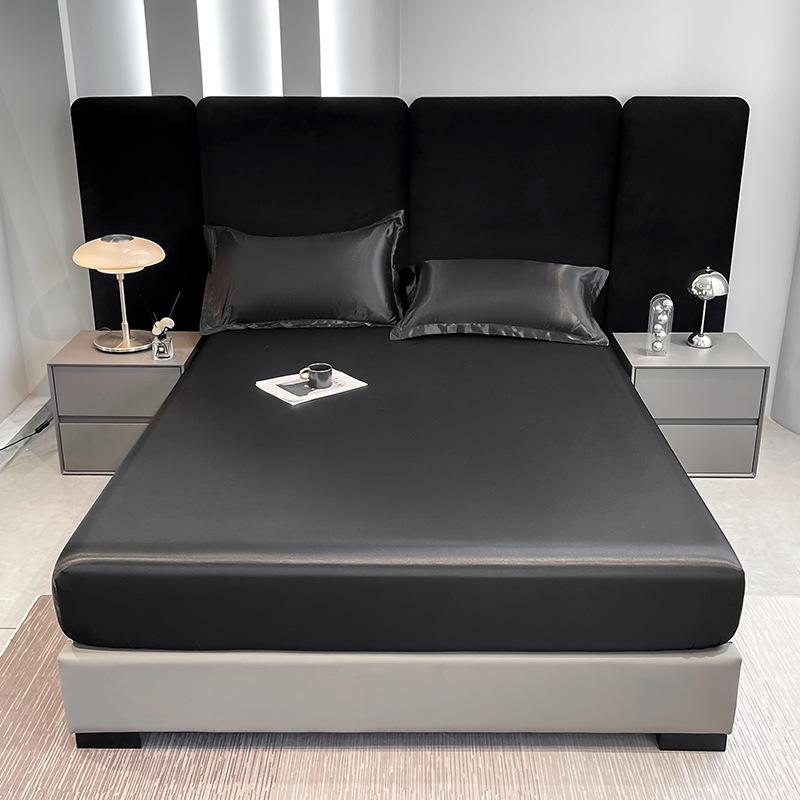 Трансграничный матрас из стираного шелка, матрас из бамбукового волокна, водонепроницаемый матрас, барьер от мочи, нескользящий фиксированный полностью закрытый защитный чехол для матраса