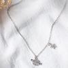 Stylish and Simple Full Diamond Saturn Necklace, Short Diamond-encrusted Star Neck Chain Temperament Collarbone Chain Jewelry