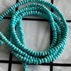 Elegant Porcelain Bodhi Beads with Chain: Natural Magnesite Turquoise, Old Style, Semi-finished Long Chain, Beautiful Quality