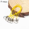 50Pcs Key Rings Cell Phone Braided Lanyard Cords Jewelry Findings DIY Rope Keychains Mobile Clasp