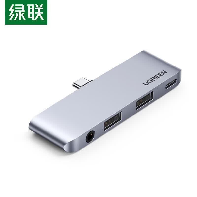 Ugreen USB-C к 3,5 мм Аудио и Мультипортовый Адаптер CN вилка (адаптер в комплекте)