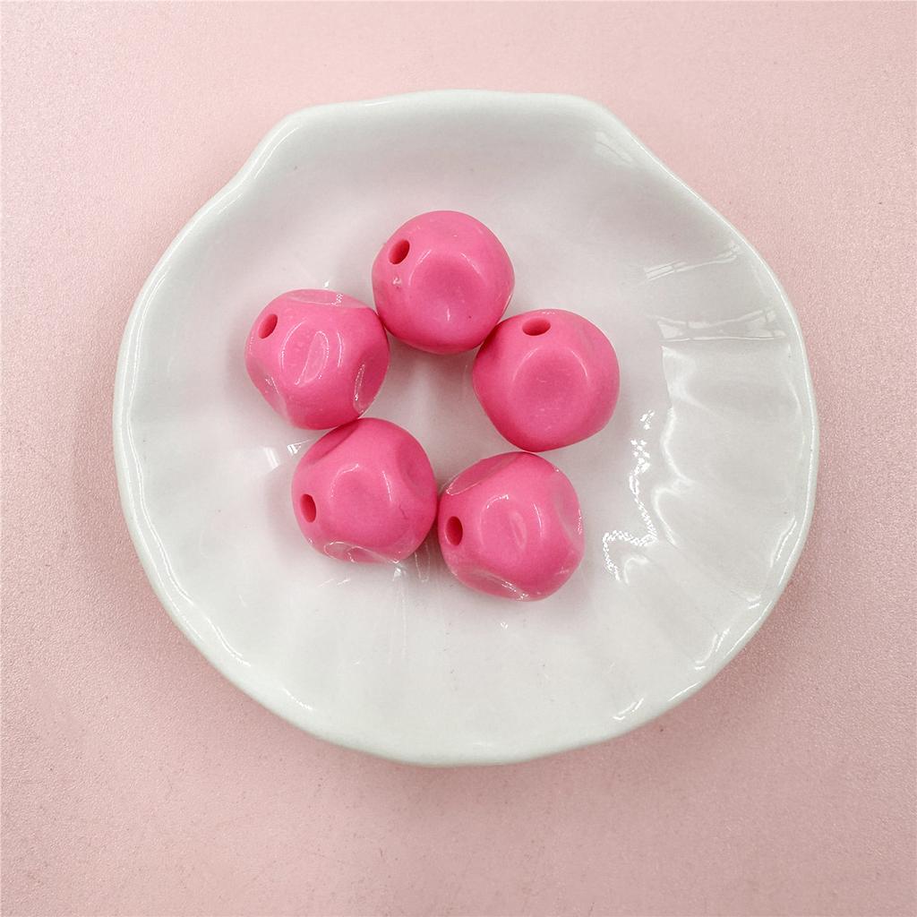 5 шт. 14,5*15,3 мм акриловые гетероморфные бусины с прямым отверстием для изготовления браслета и ожерелья DIY браслет-цепочка для мобильного телефона, материал из бисера