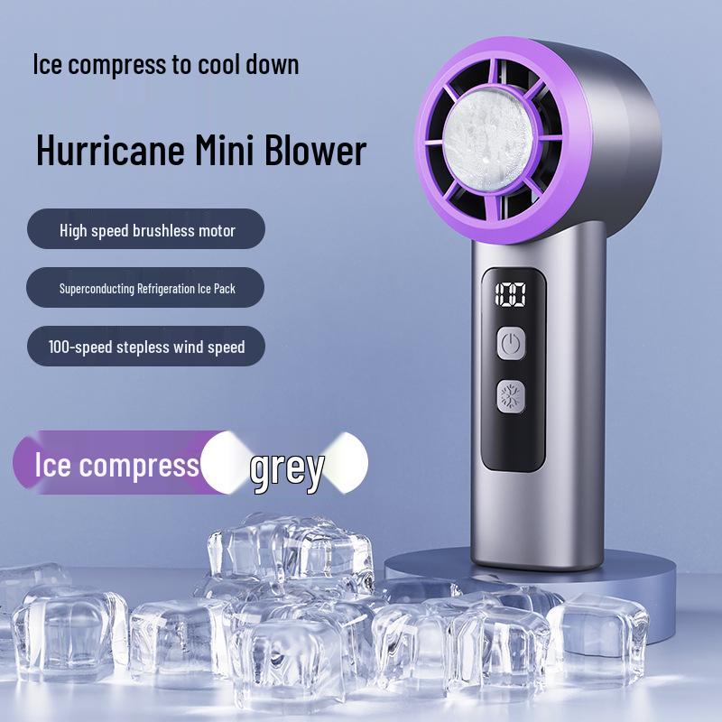 Handheld Mini Air Conditioner Fan 2025 - Long Battery Life, USB-Powered, Compact Cooling