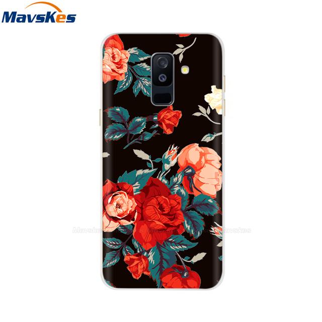 Силиконовый чехол для Samsung Galaxy A6, чехол для двух SIM-карт, Sm A600 A600f, чехол для Samsung A6 Plus A605 A605f, чехол